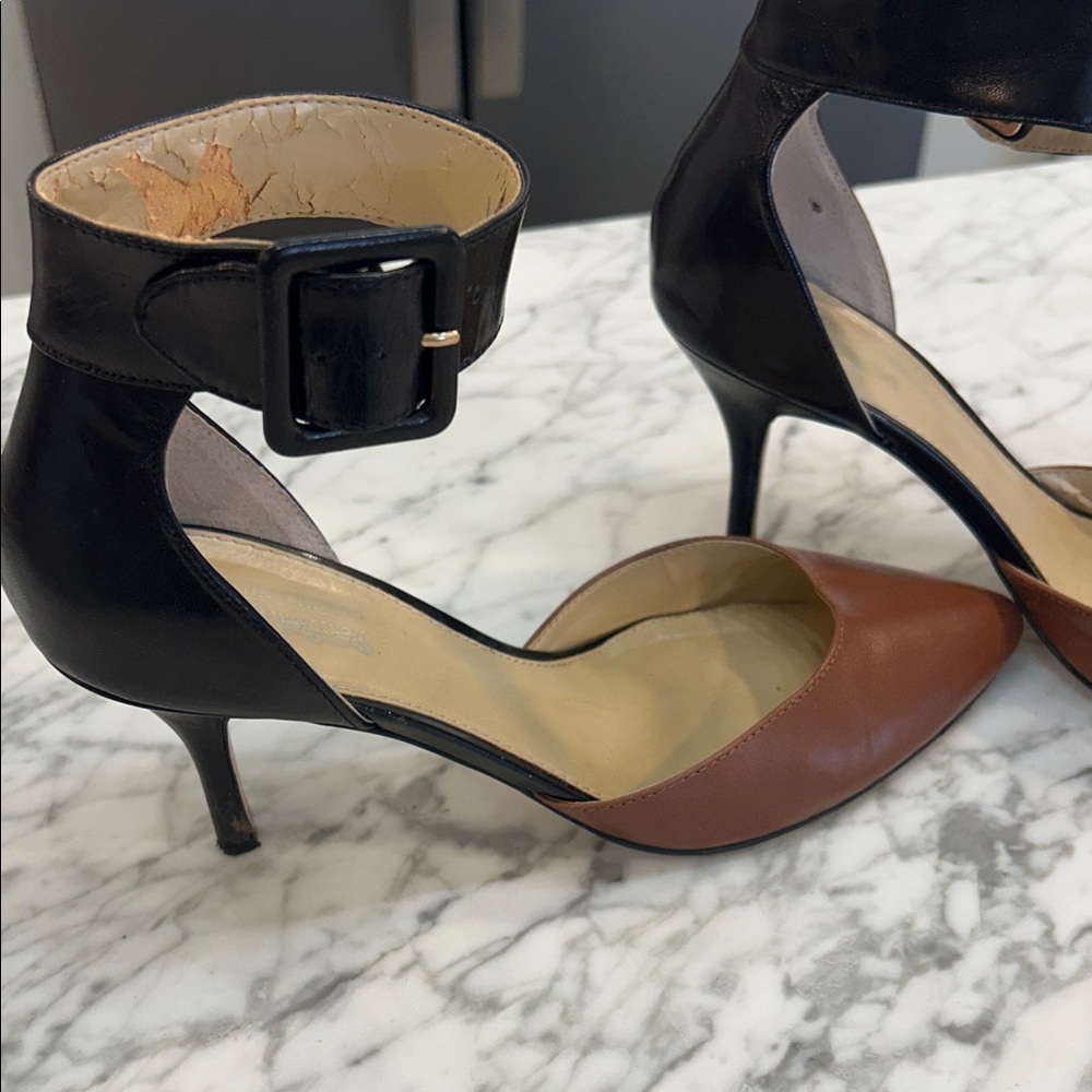 Coach Black and Brown Heels